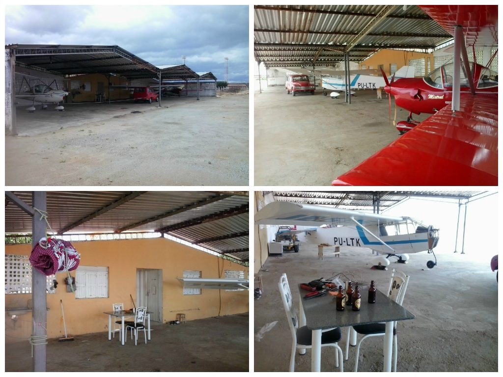 Hangar do Aeródromo de Caicó tem espaço ocupado irregularmente com suposto aval da Prefeitura