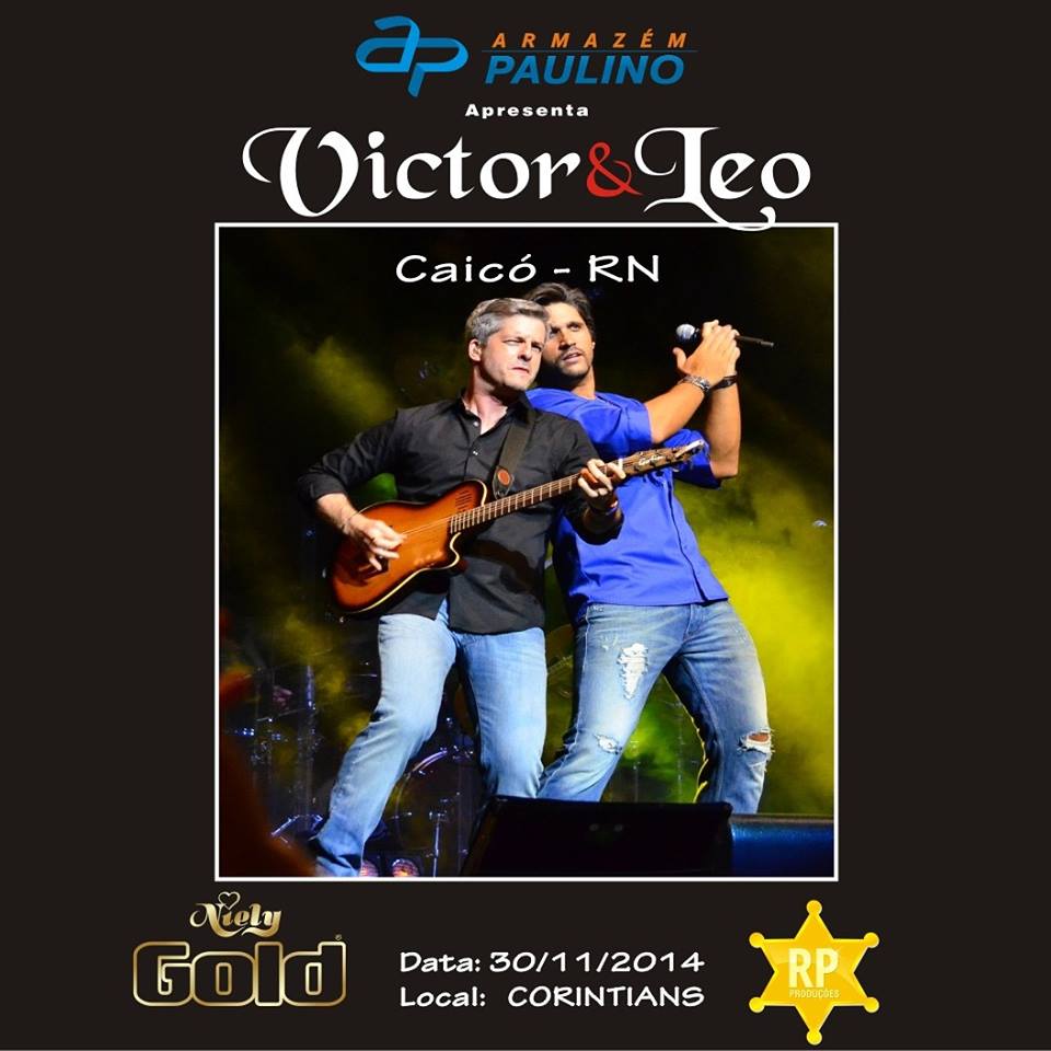 Contagem regressiva para o show de Vitor e Leo em Caicó